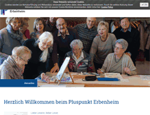 Tablet Screenshot of pluspunkt-erbenheim.de